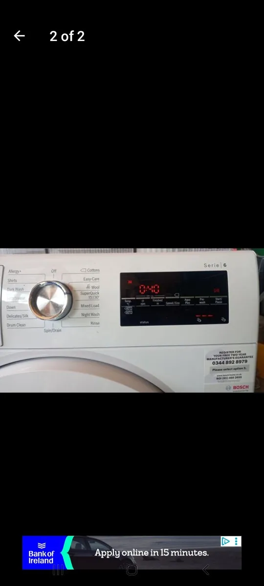 Bosch Washing Machine - Image 2