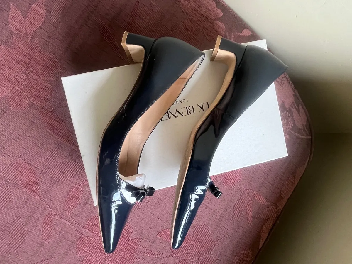 LK Bennett Navy Shoes - Image 3