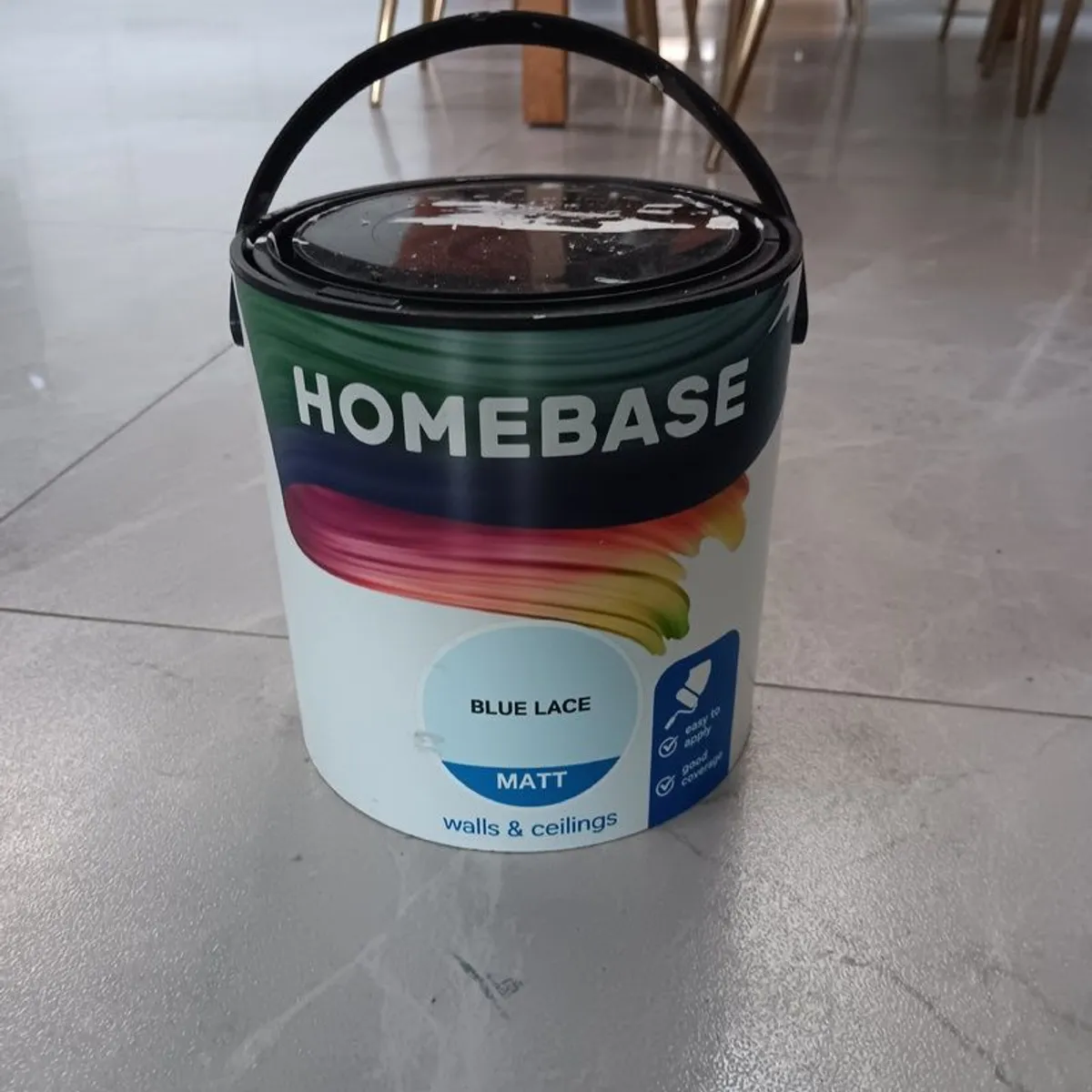 3 tins Blue Paint - Image 2