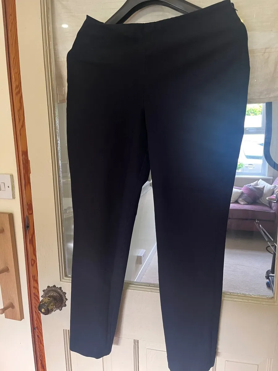 LK Bennett navy trousers - Image 1