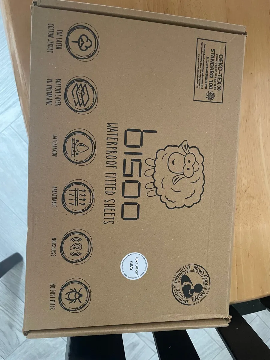 [Brand New] Cot bed mattress and fitted sheets - Image 2
