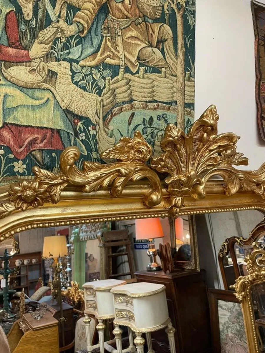 Very Good French Style Gilt Frame Mirror. - Image 2