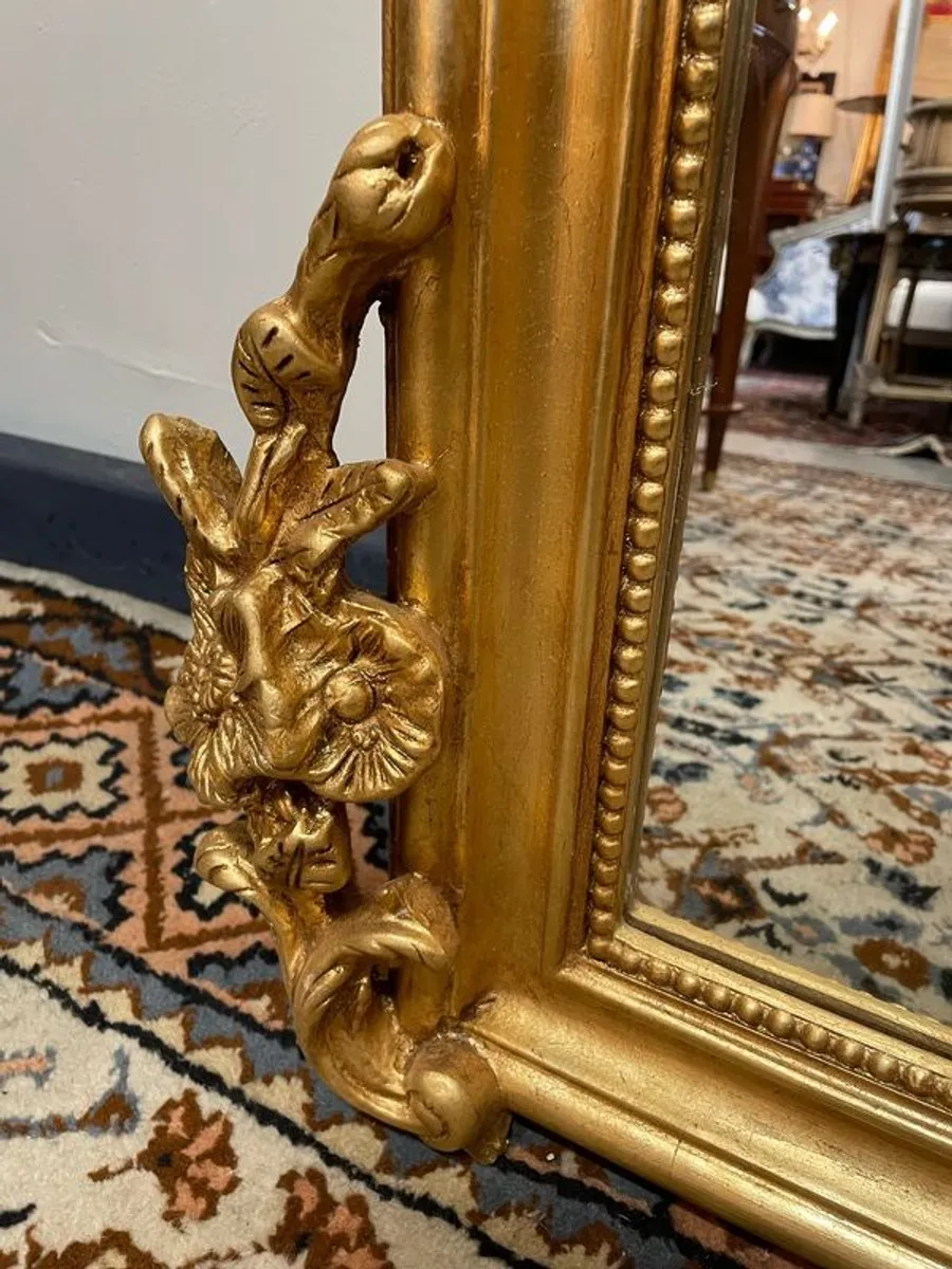 Very Good French Style Gilt Frame Mirror. - Image 3