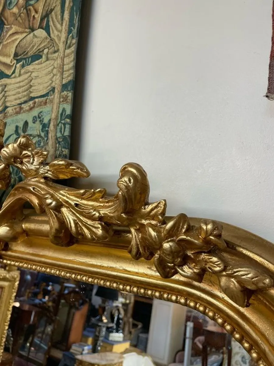 Very Good French Style Gilt Frame Mirror. - Image 4