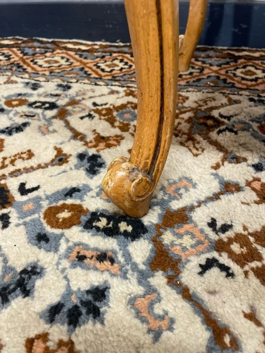 Beautiful Vintage French Marble Top Coffee Table. - Image 2