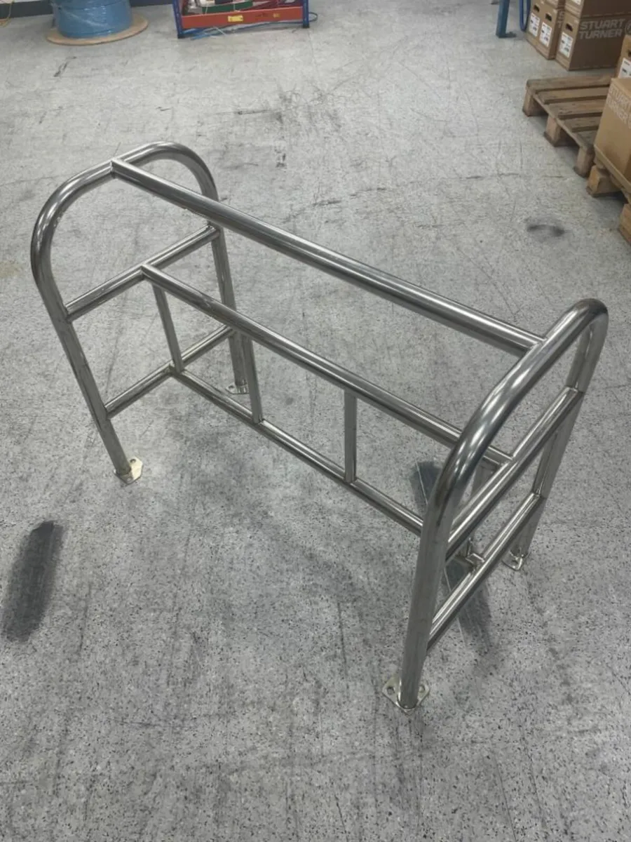 Dive Boat Bottle Rack (heavy duty stainless steel) - Image 1