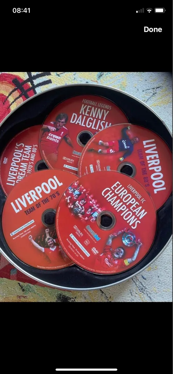 Liverpool Legends-5 DVD’s - Image 2