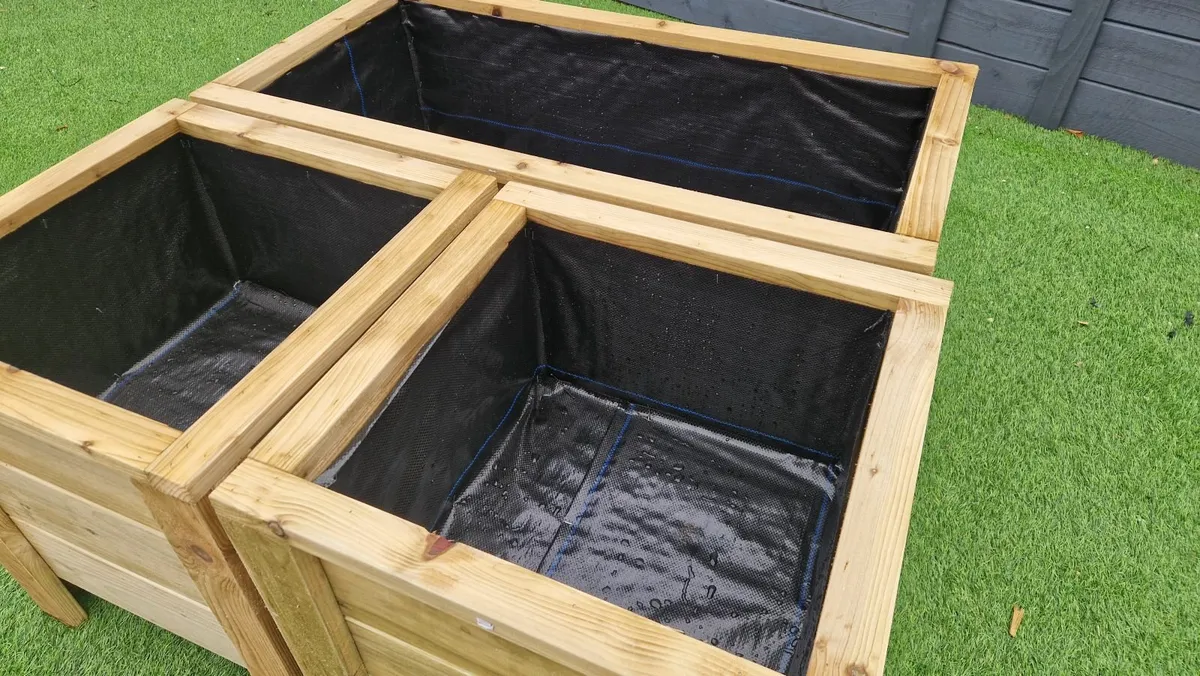 garden planter set of 3 - Image 1