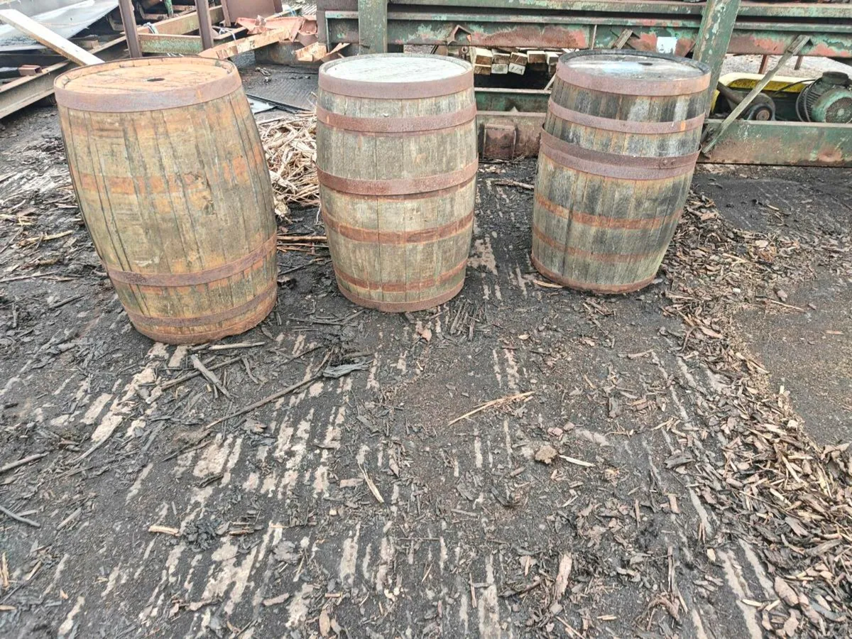 whiskey barrels - Image 1