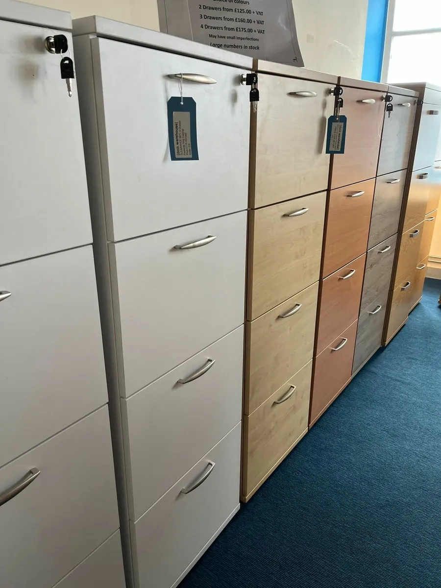 Clearance Wooden Filing Cabinets from £100.00+VAT - Image 3