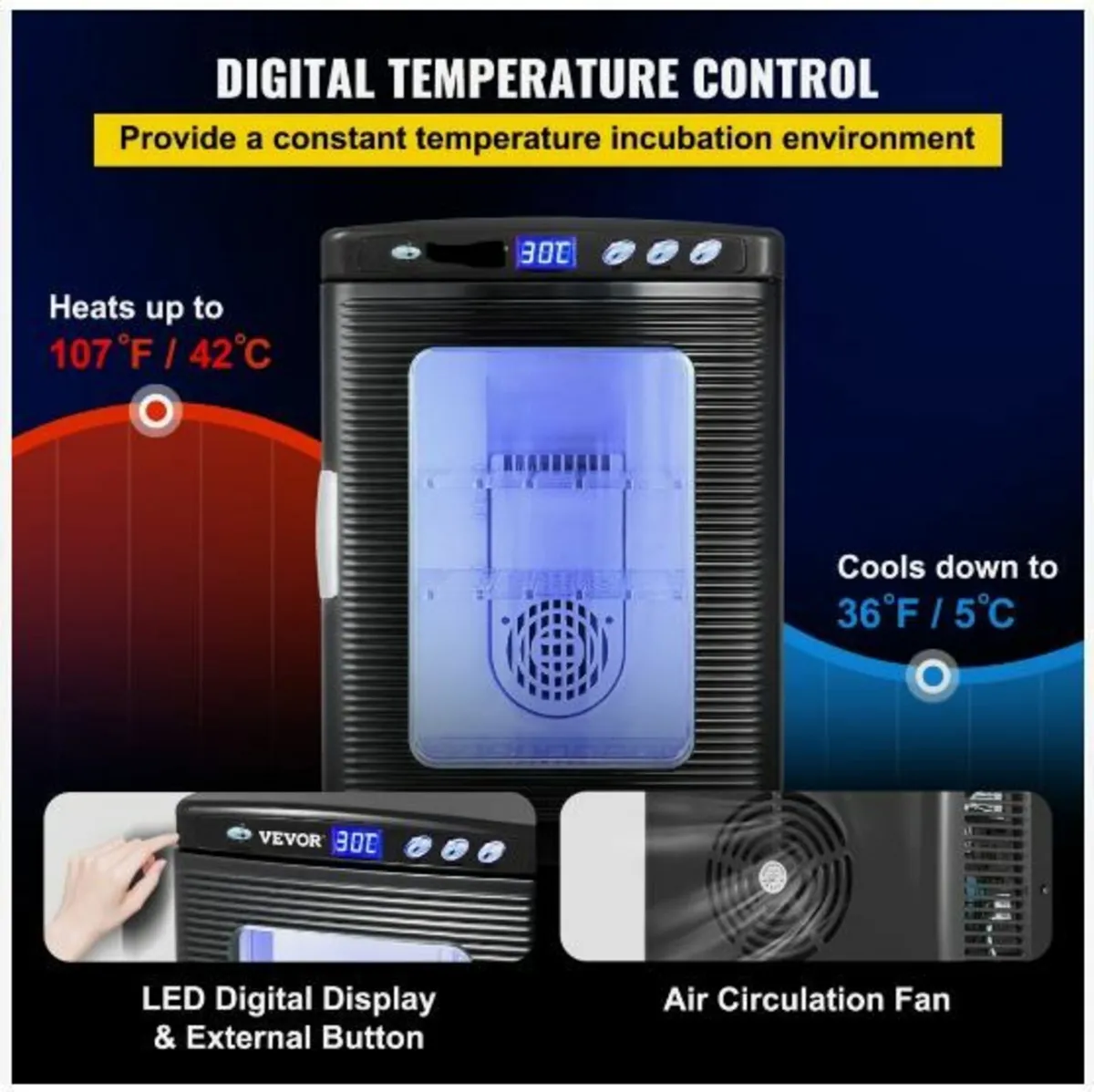 25L Reptile Herp Nursery Egg Incubator Snake - Image 4