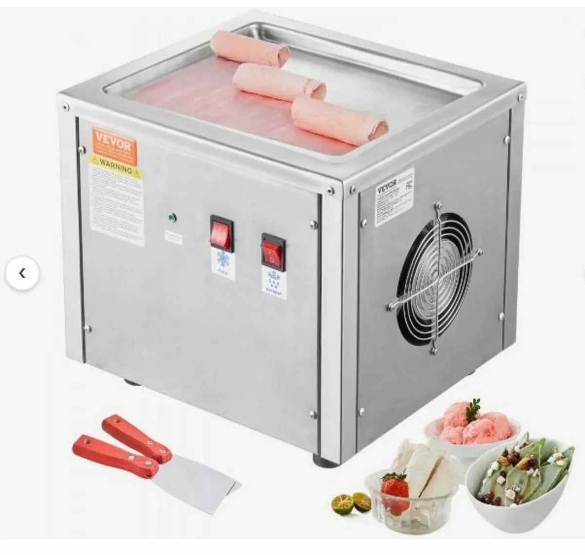 Fried Ice Cream Roll Machine Rolled Ice Cream - Image 1