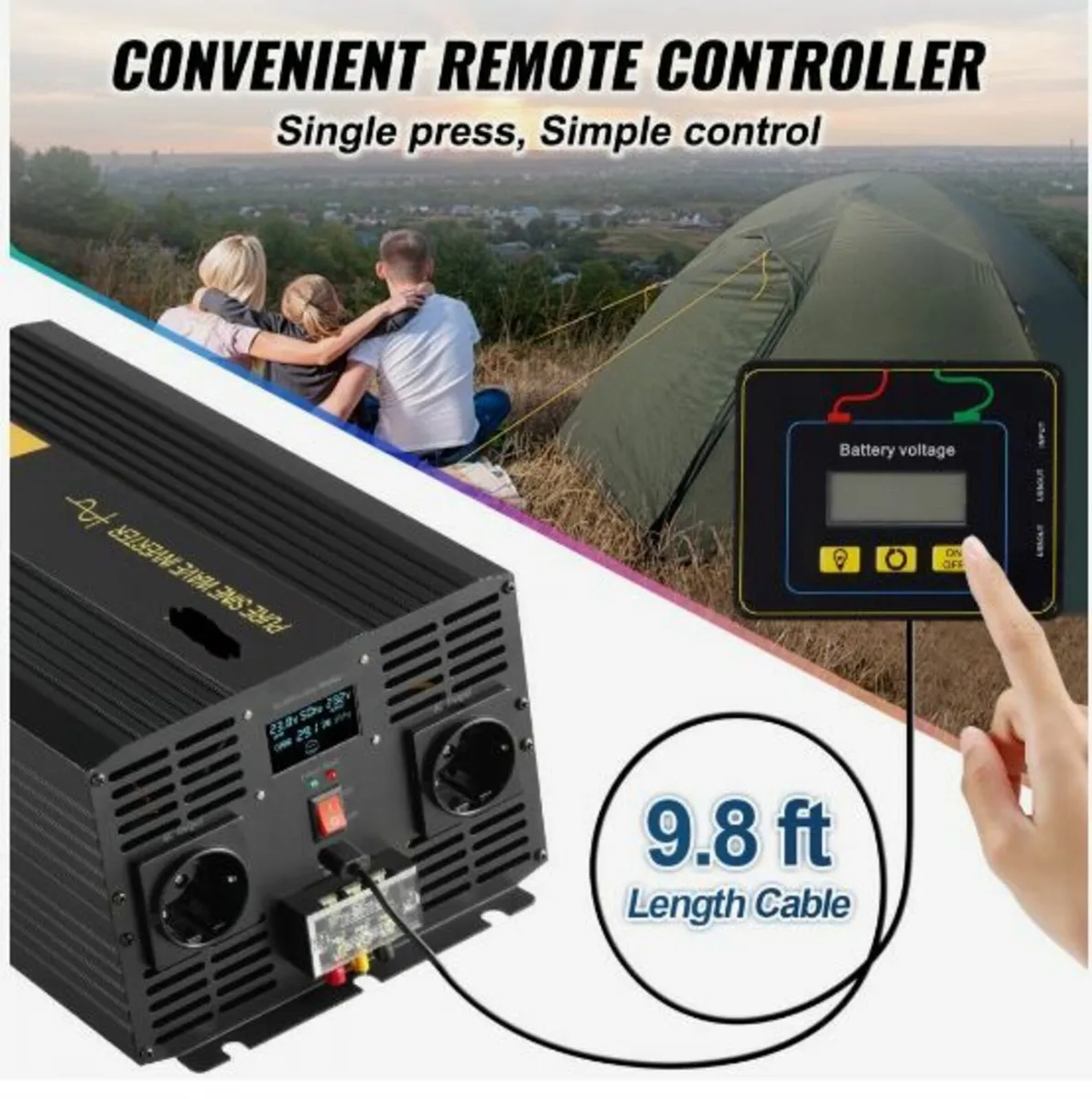 Pure Sine Wave Inverter Power Inverter 3000W - Image 2