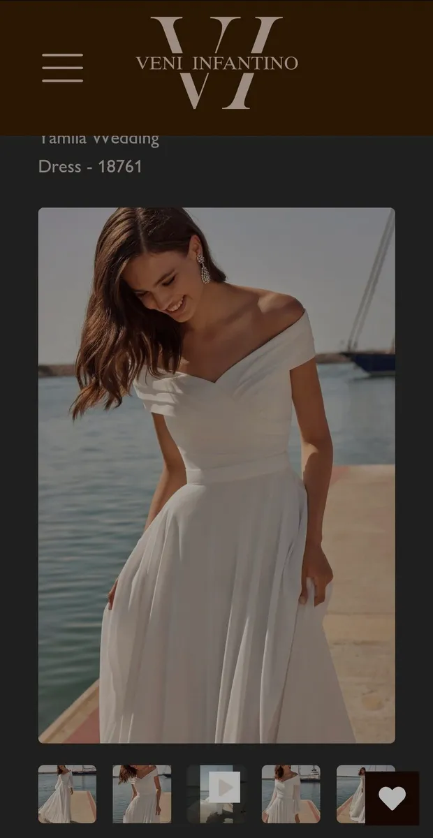 New wedding dress size 14/16 - Image 1