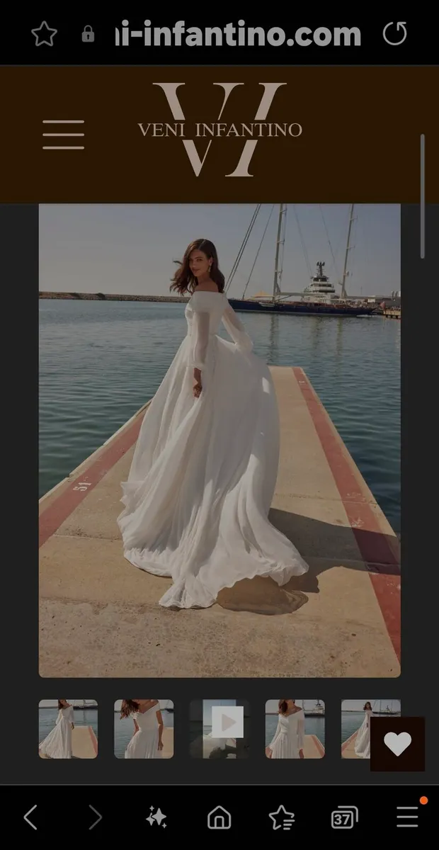 New wedding dress size 14/16 - Image 3