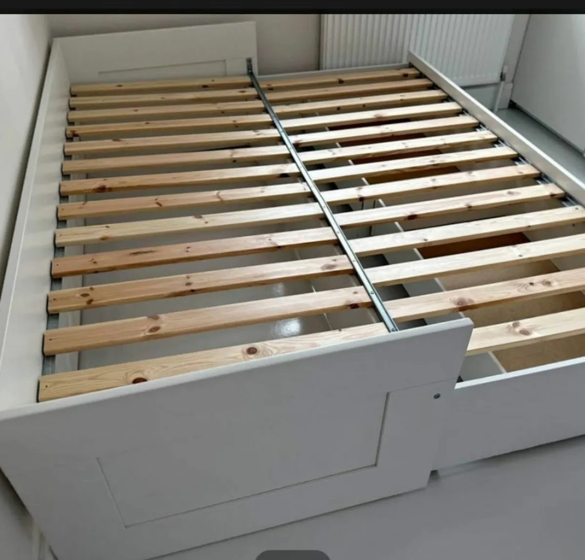 IKEA bed storage box and mattress - Image 1