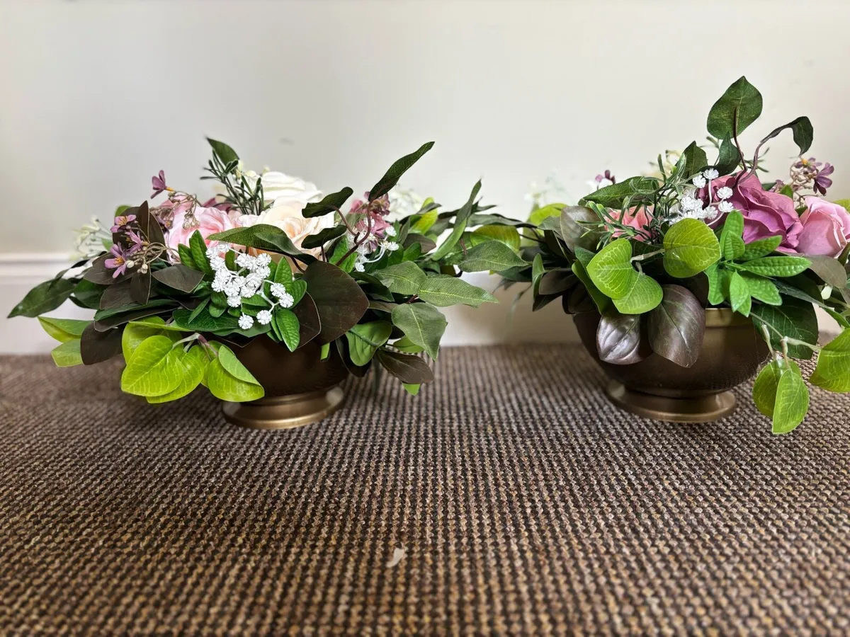 Faux Wedding Flowers - Mauve & Dusty Pink - Image 4