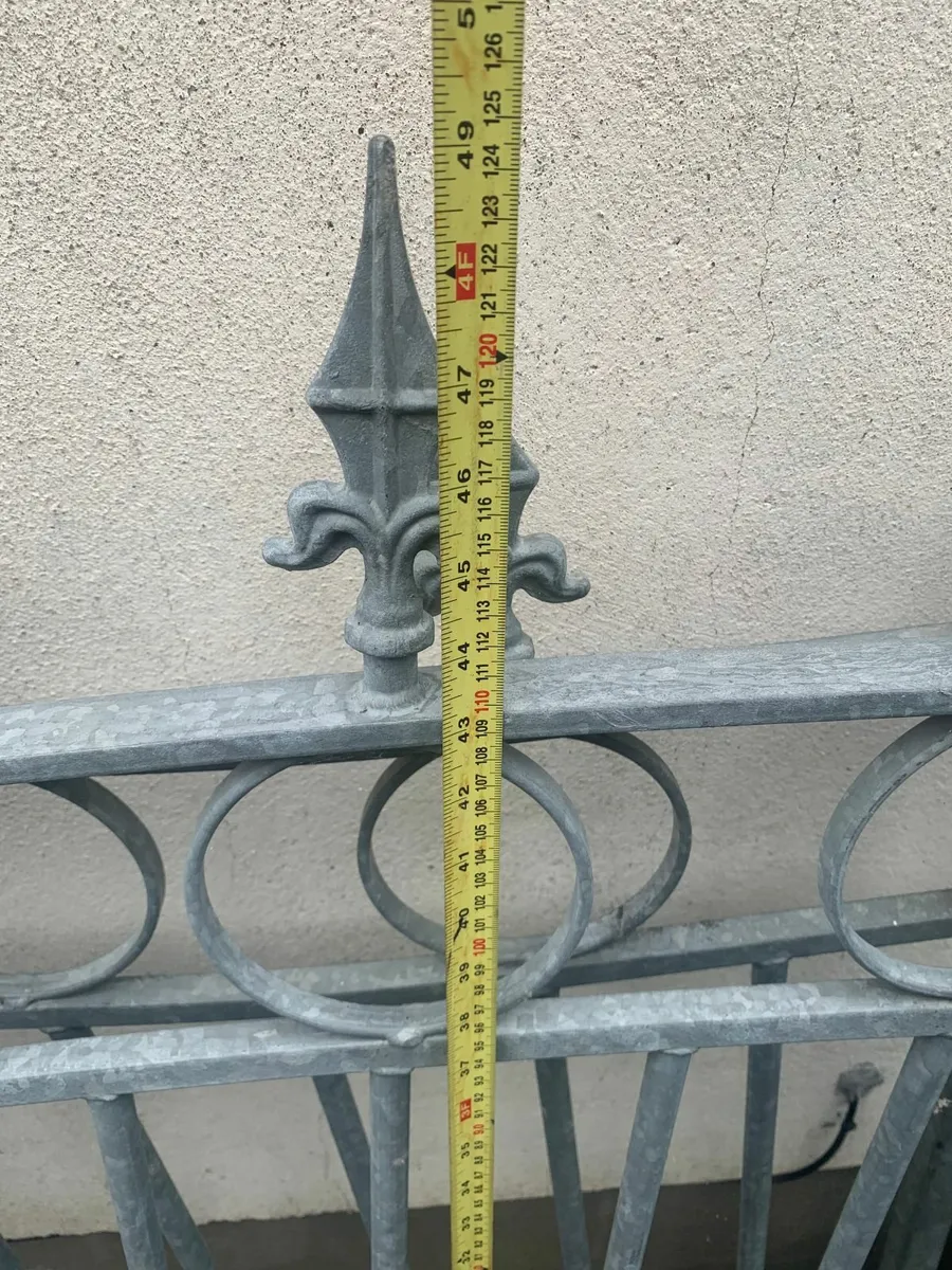 Galvanised Double Garden Gates - Image 2