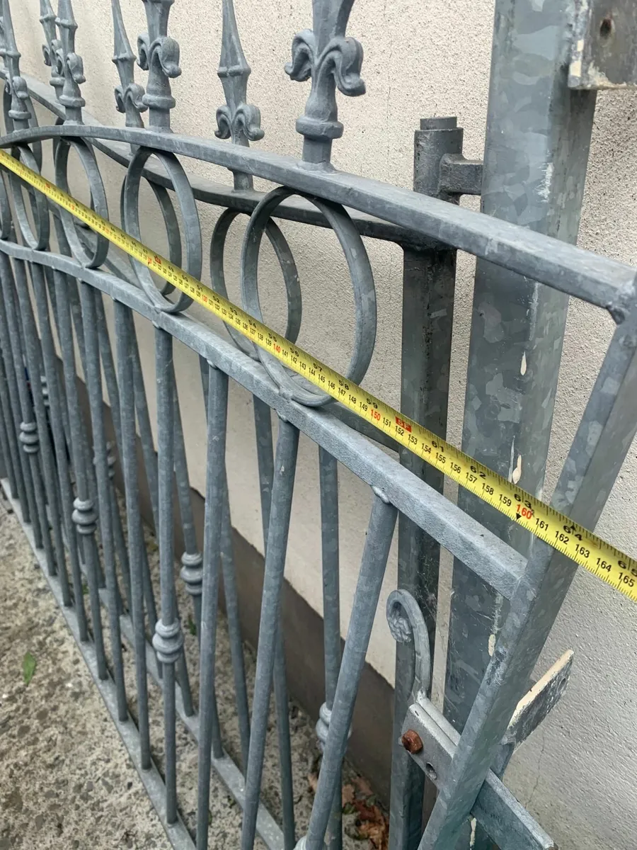Galvanised Double Garden Gates - Image 4