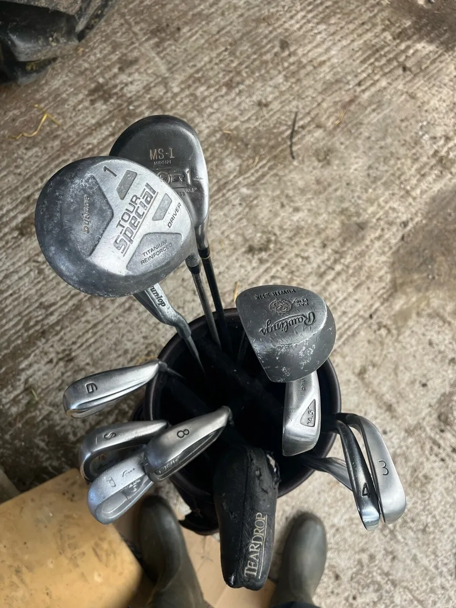 Golf clubs and bag - Image 3