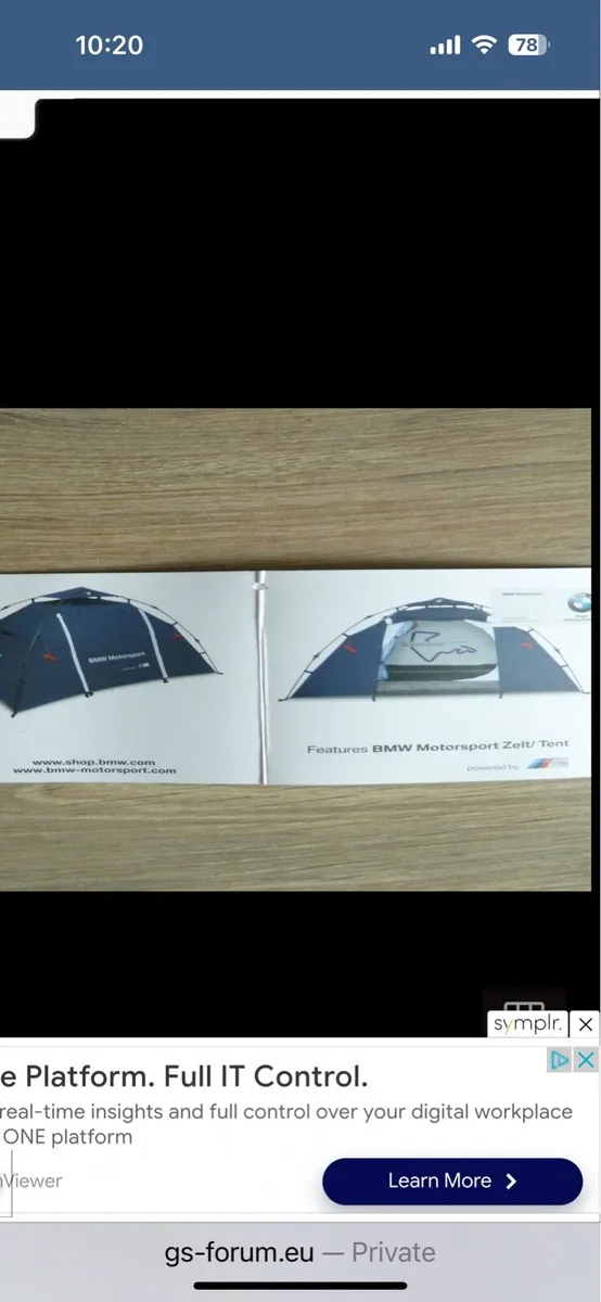 BMW MSport 2 Person Tent - Image 4