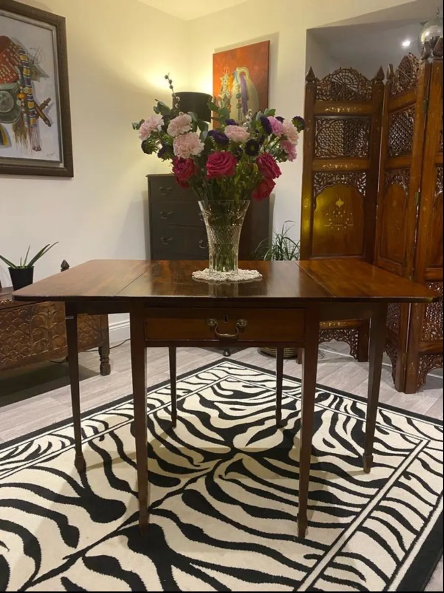 Vintage Pembroke Drop Leaf Server Table - Image 1
