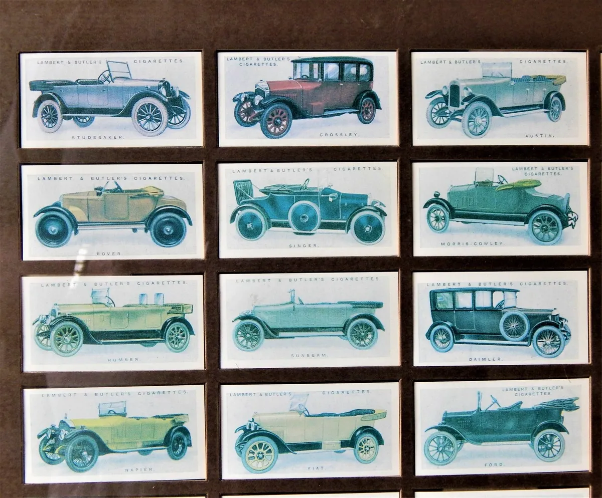 Framed Reproduction Collection of Gigarette Cards - Image 2