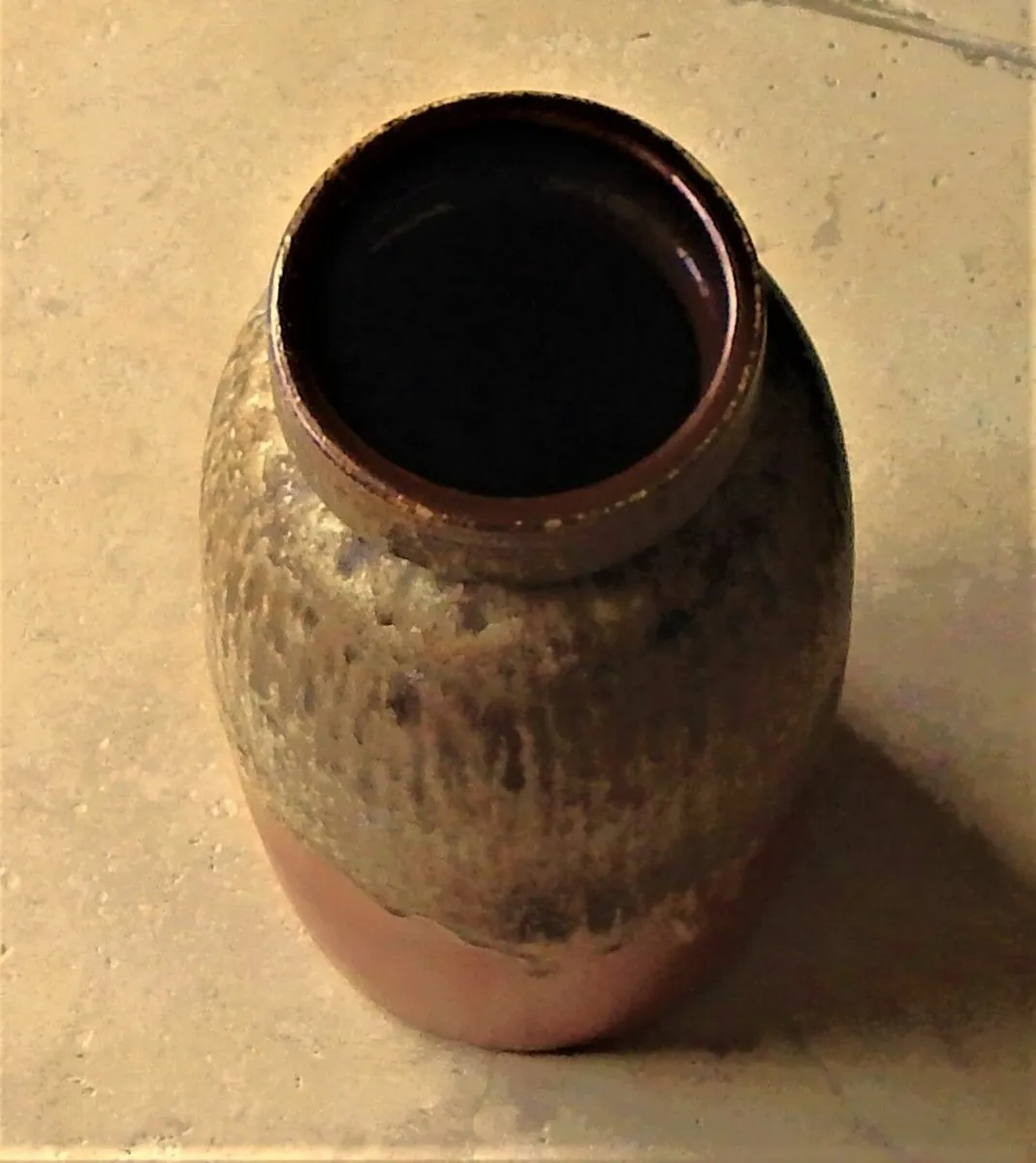 Vintage Large Art Pottery Glazed Vase - Image 3