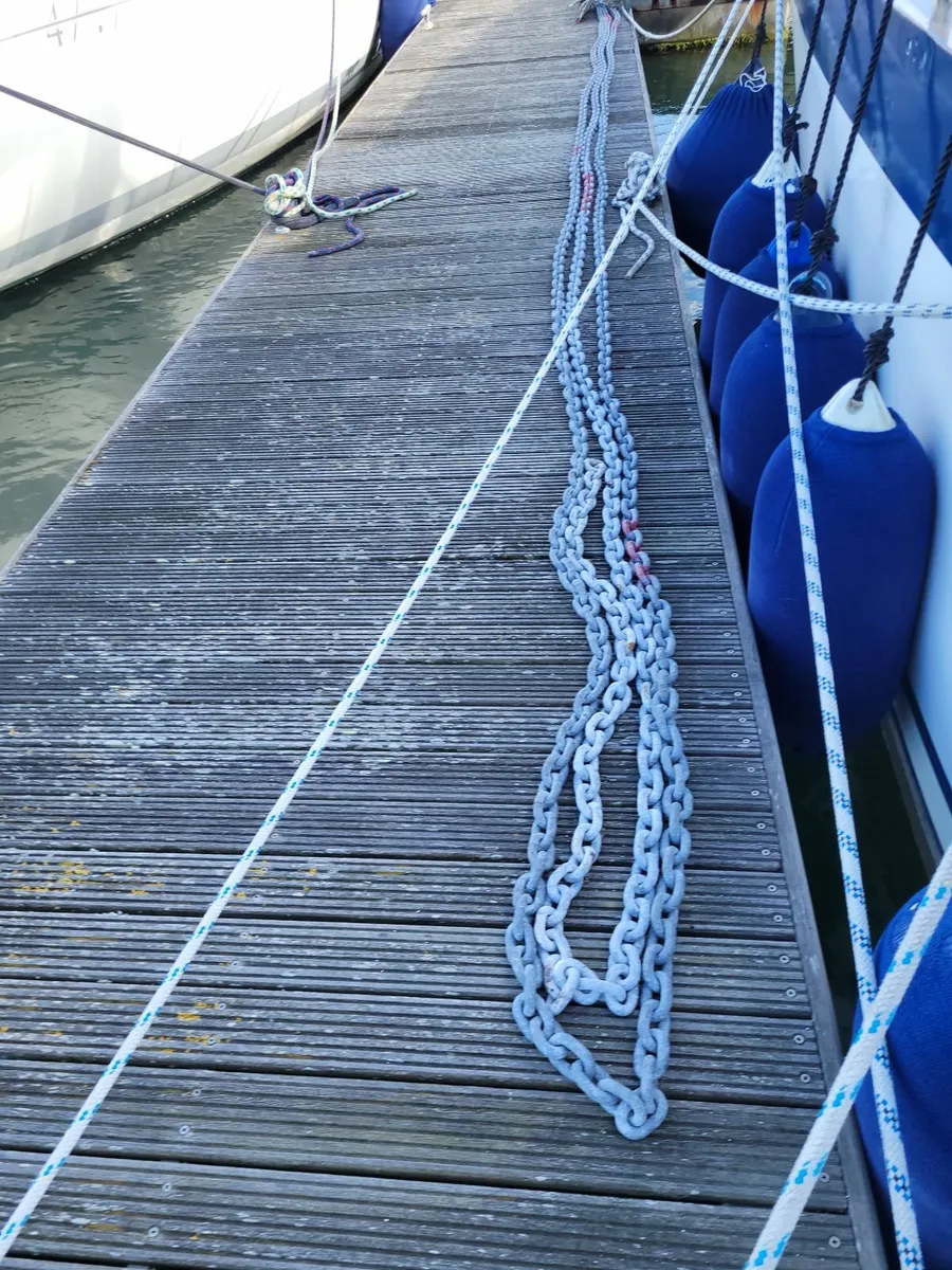 12KG Plough Anchor and 33m x  12mm Chain - Image 1