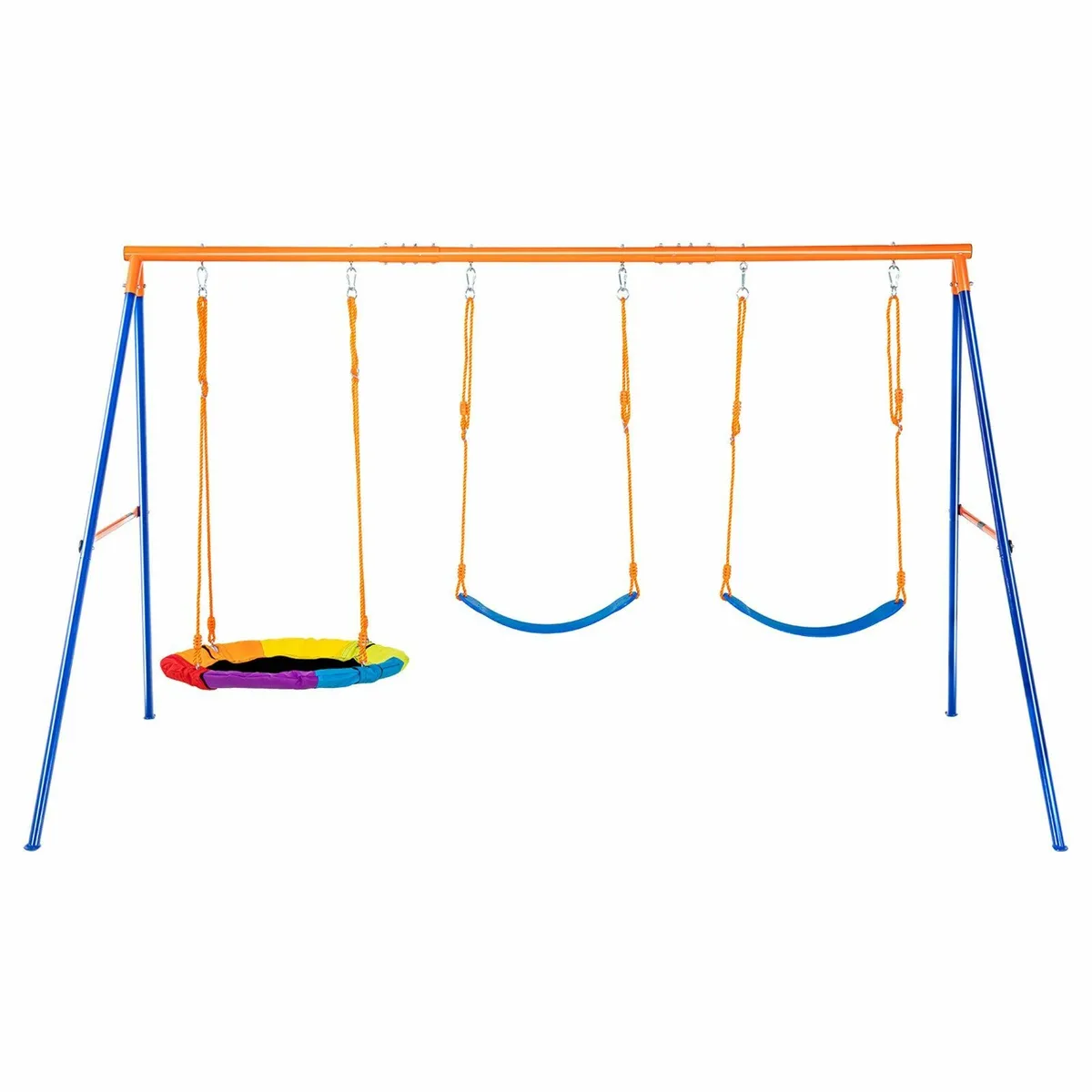 Swing Sets for Backyard 1 Saucer 2 Belt Swing - Image 1