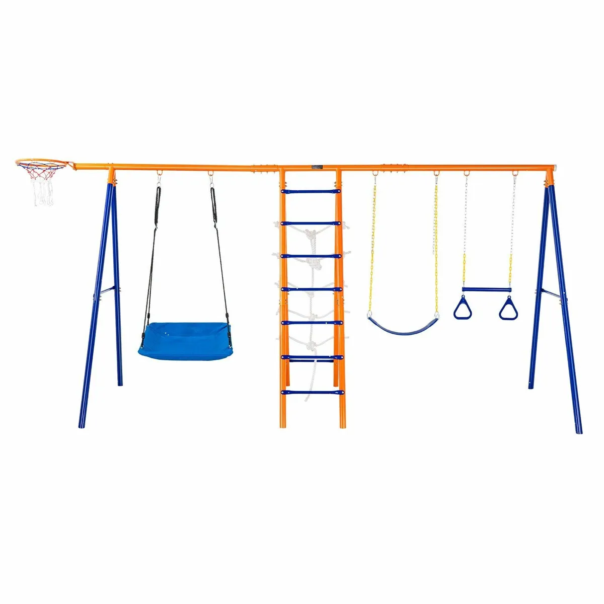 Swing Sets for Backyard 6 in 1 Swing Set 440lbs - Image 1