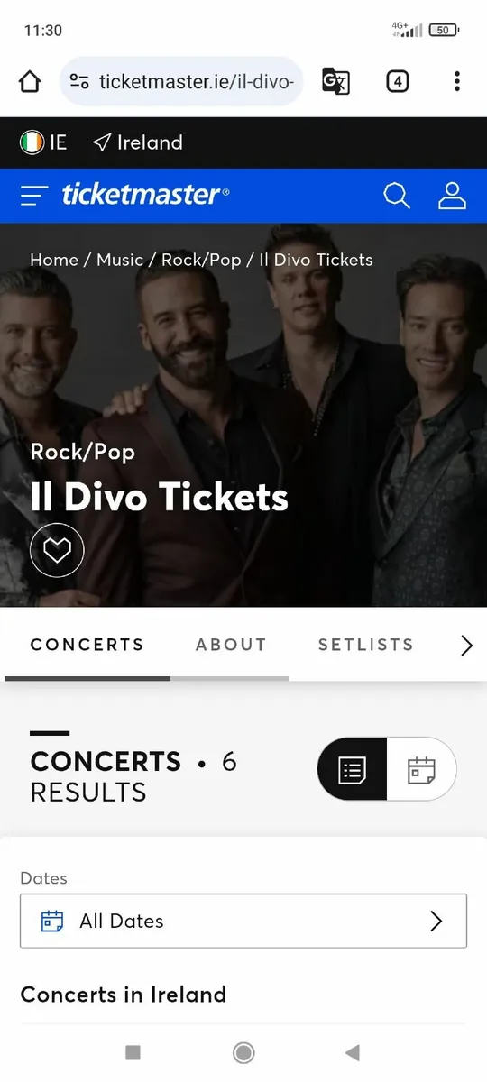 Ill divo ticket