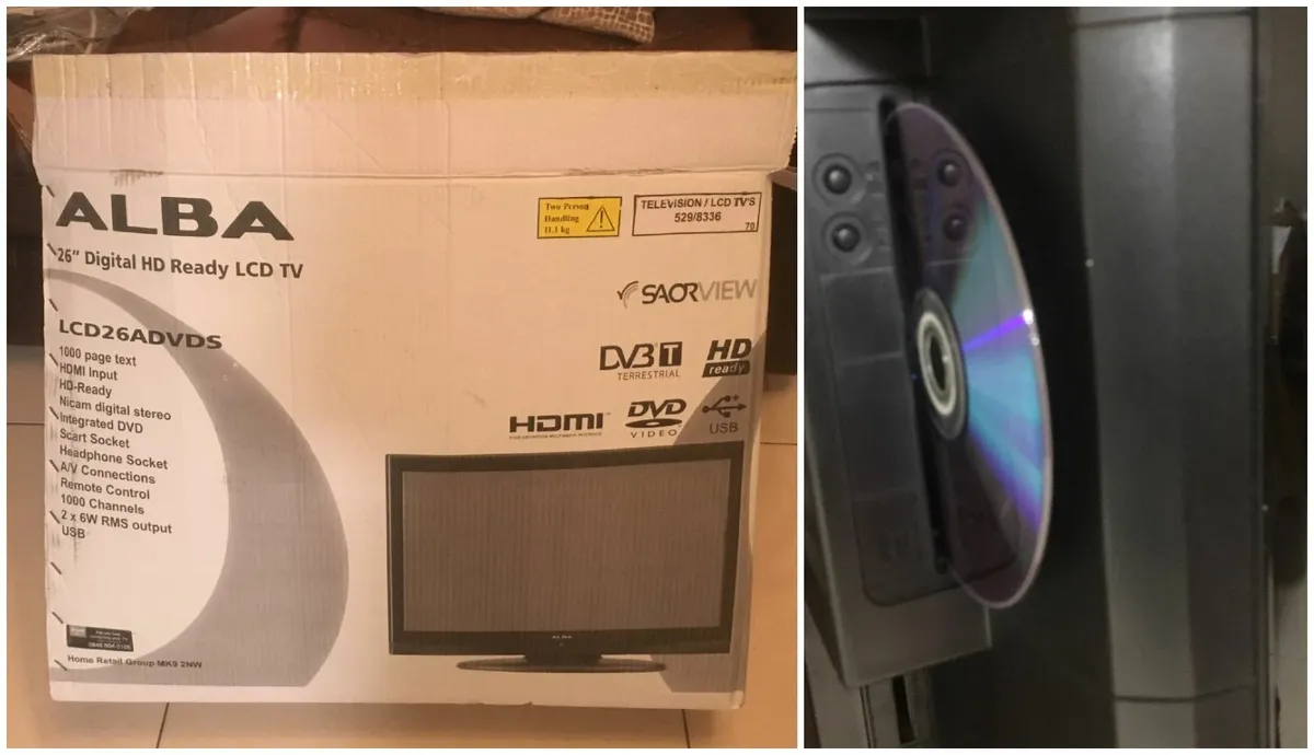 26" Digital LCD TV with Integrated DVD Player - Image 1