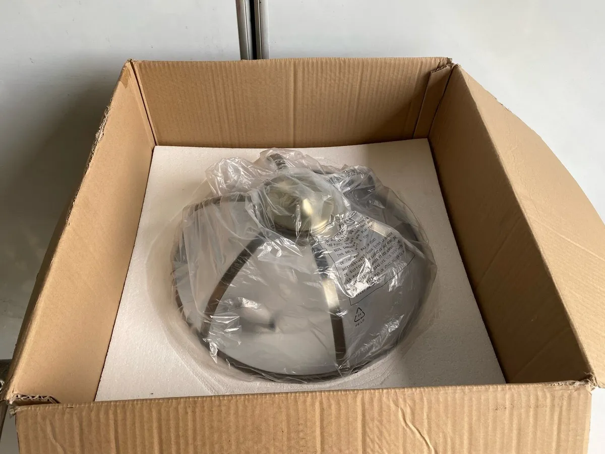 Ceiling Light - Metal Frame with Glass Shade - Image 4
