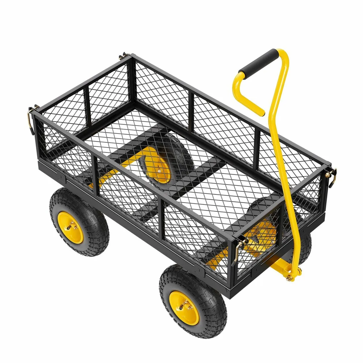 Steel Garden Cart 500lb Capacity Heavy Duty Yard - Image 1