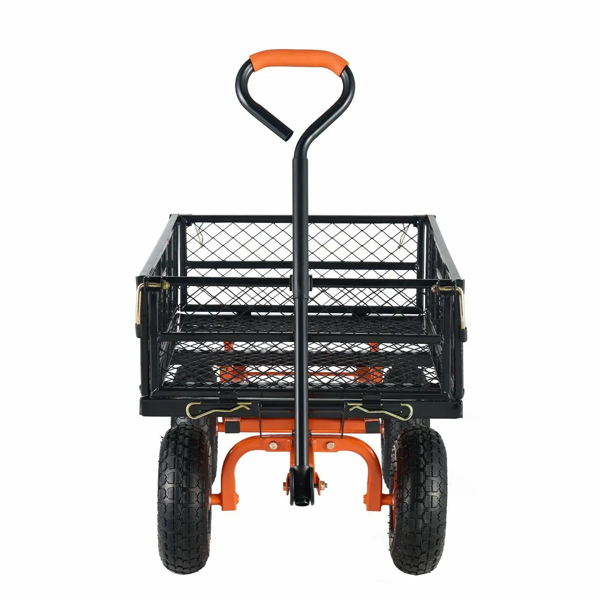 Garden Dump Cart Heavy-duty Metal Yard Carts - Image 3