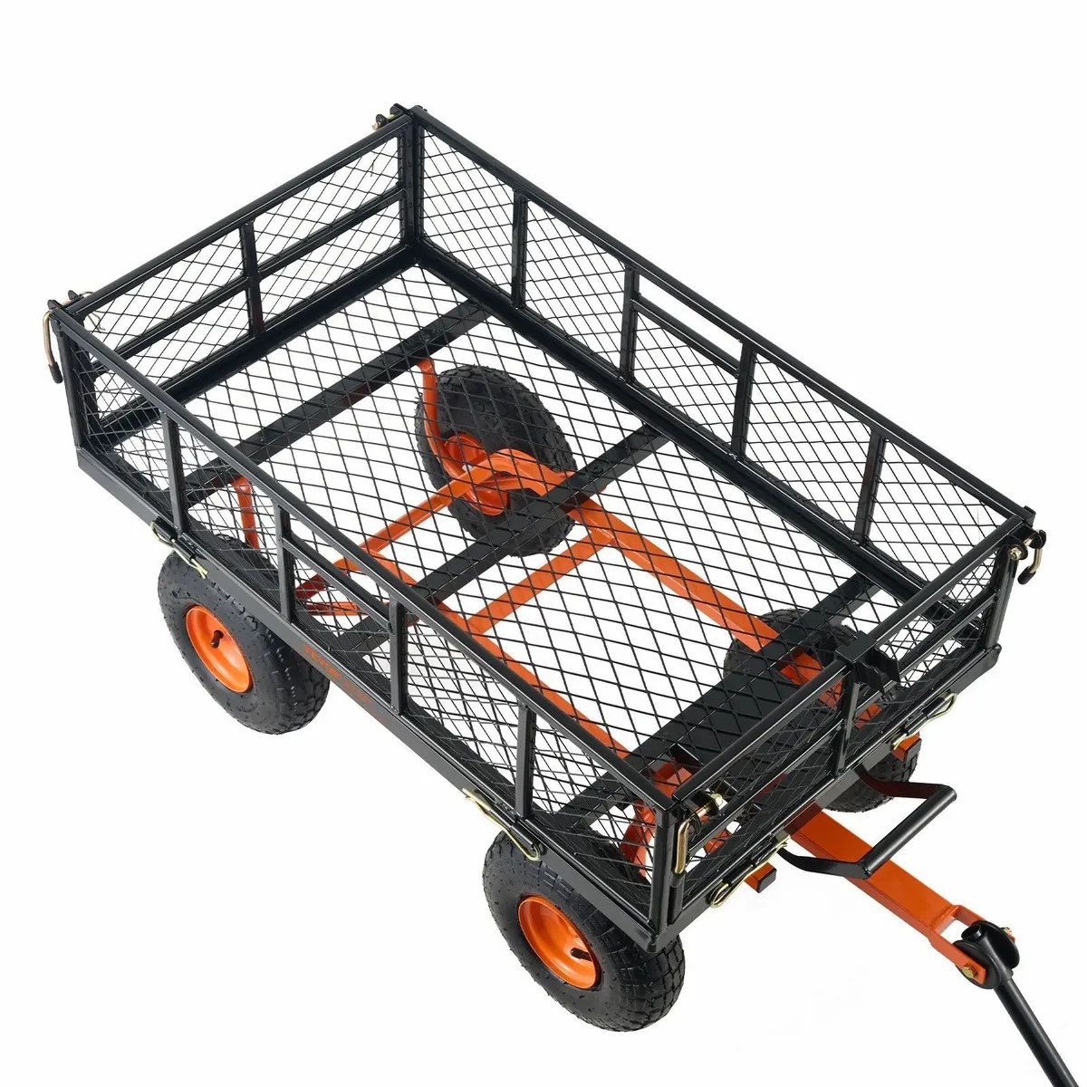 Garden Dump Cart Heavy-duty Metal Yard Carts - Image 3