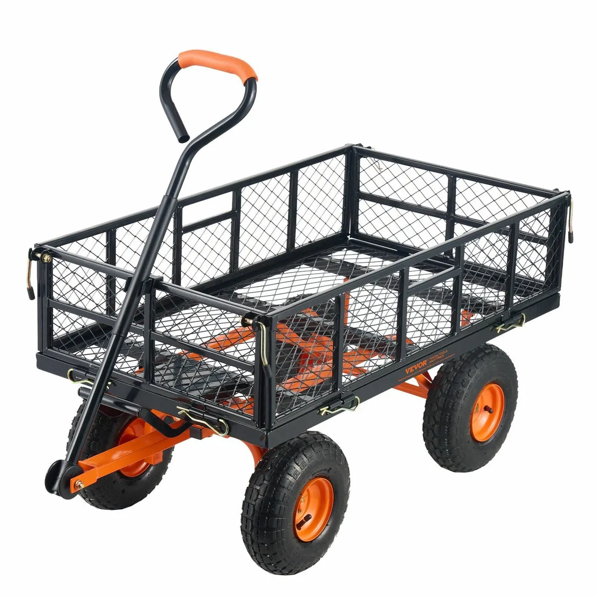 Garden Dump Cart Heavy-duty Metal Yard Carts - Image 4