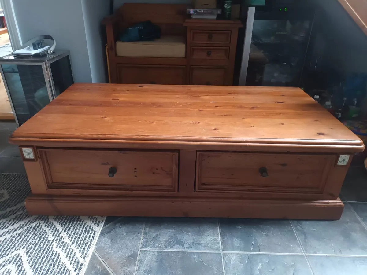 Coffee table - solid teak - Image 1