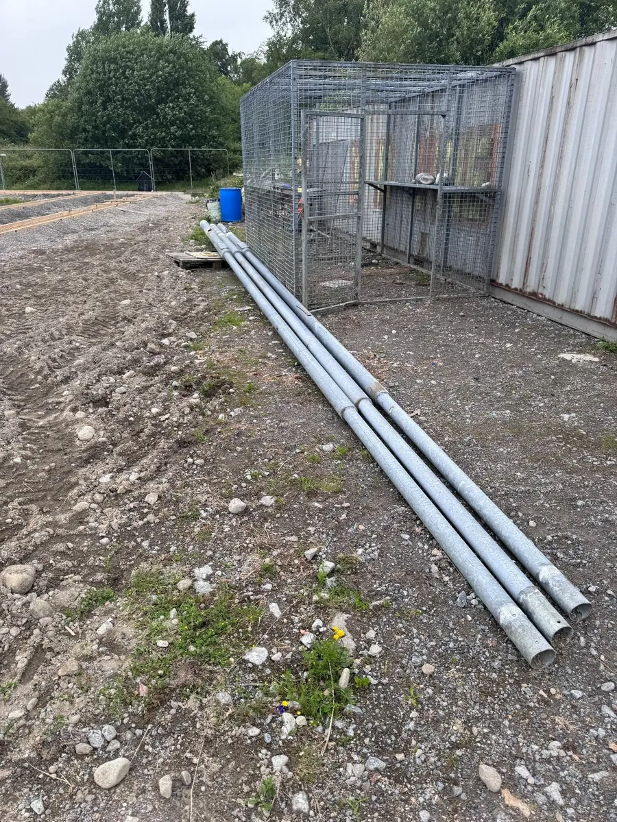 12 Metre Light Poles, Floodlights and Fuse Boxes - Image 3