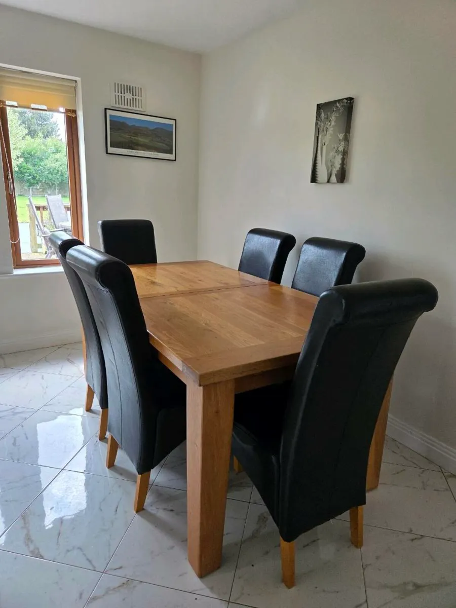 dining table and chairs - Image 1