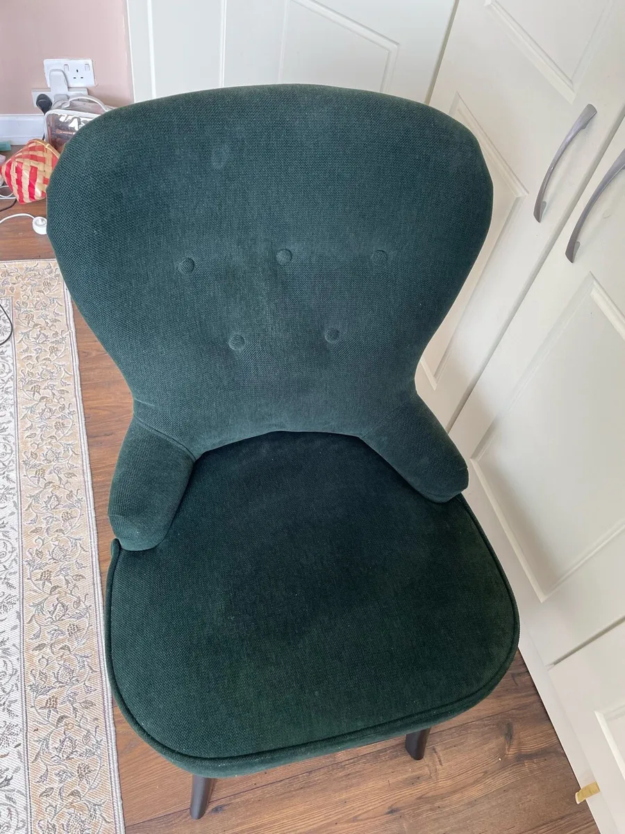Green REMSTA IKEA armchair like new - Image 1