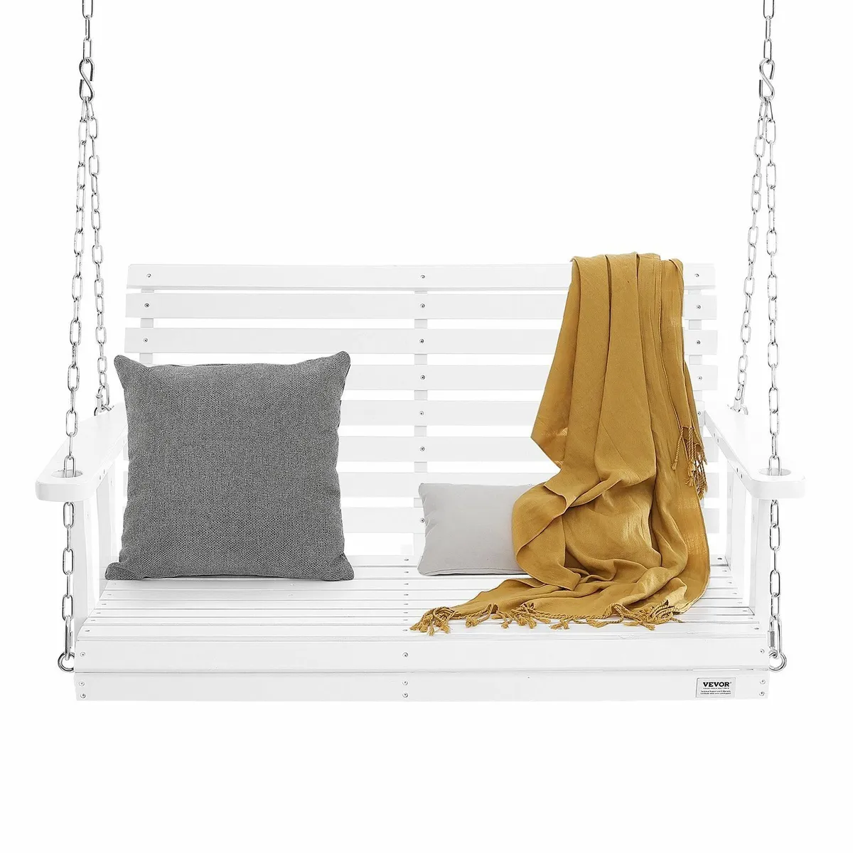 Wooden Porch Swing 4 ft, Patio bench swing - Image 4