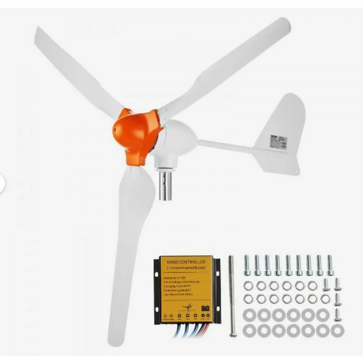 800W Wind Turbine Generator 12V 3-Blade Wind - Image 2