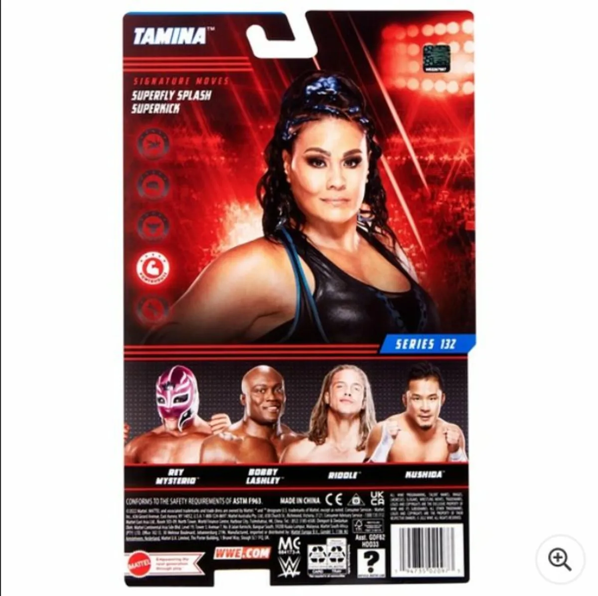 WWE Basic Series 132 Tamina Action Figure - Image 4