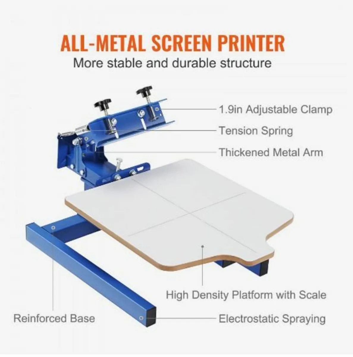 1 Color 1 Station Silk Screening Screenprint - Image 3
