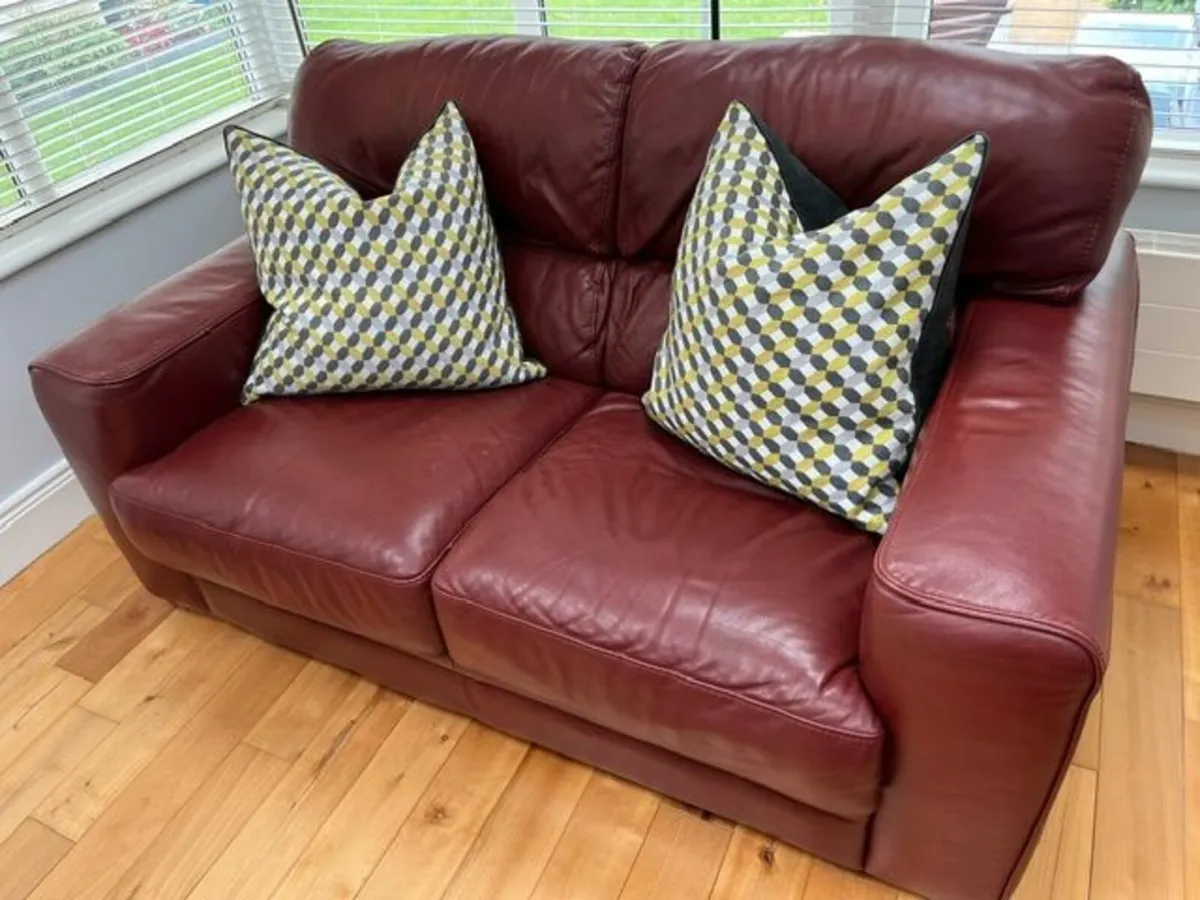 Leather Couch set - Image 2