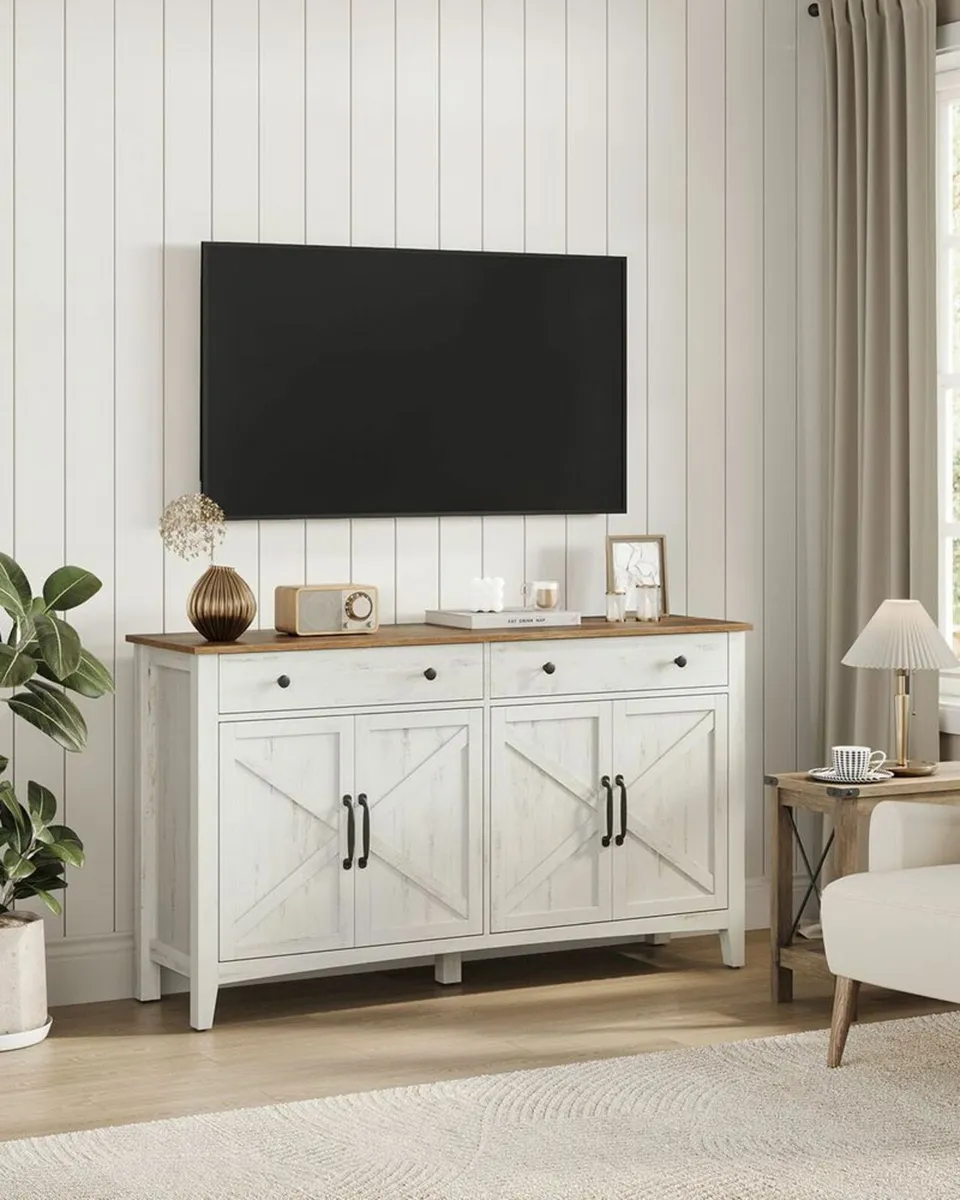 Vintage Country House Sideboard Elegant Storage Ca - Image 3