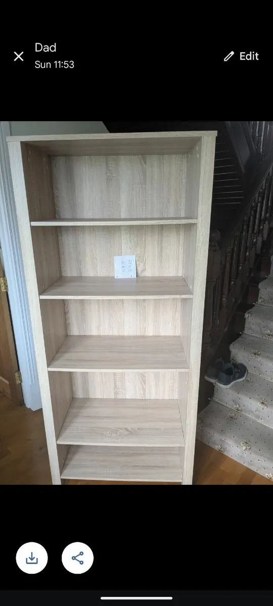 White Oak Shelving unit