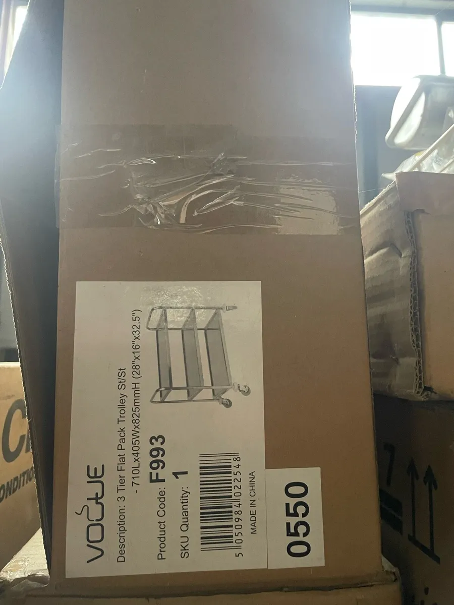 Stainless Steel 3 tier trolley - Image 2
